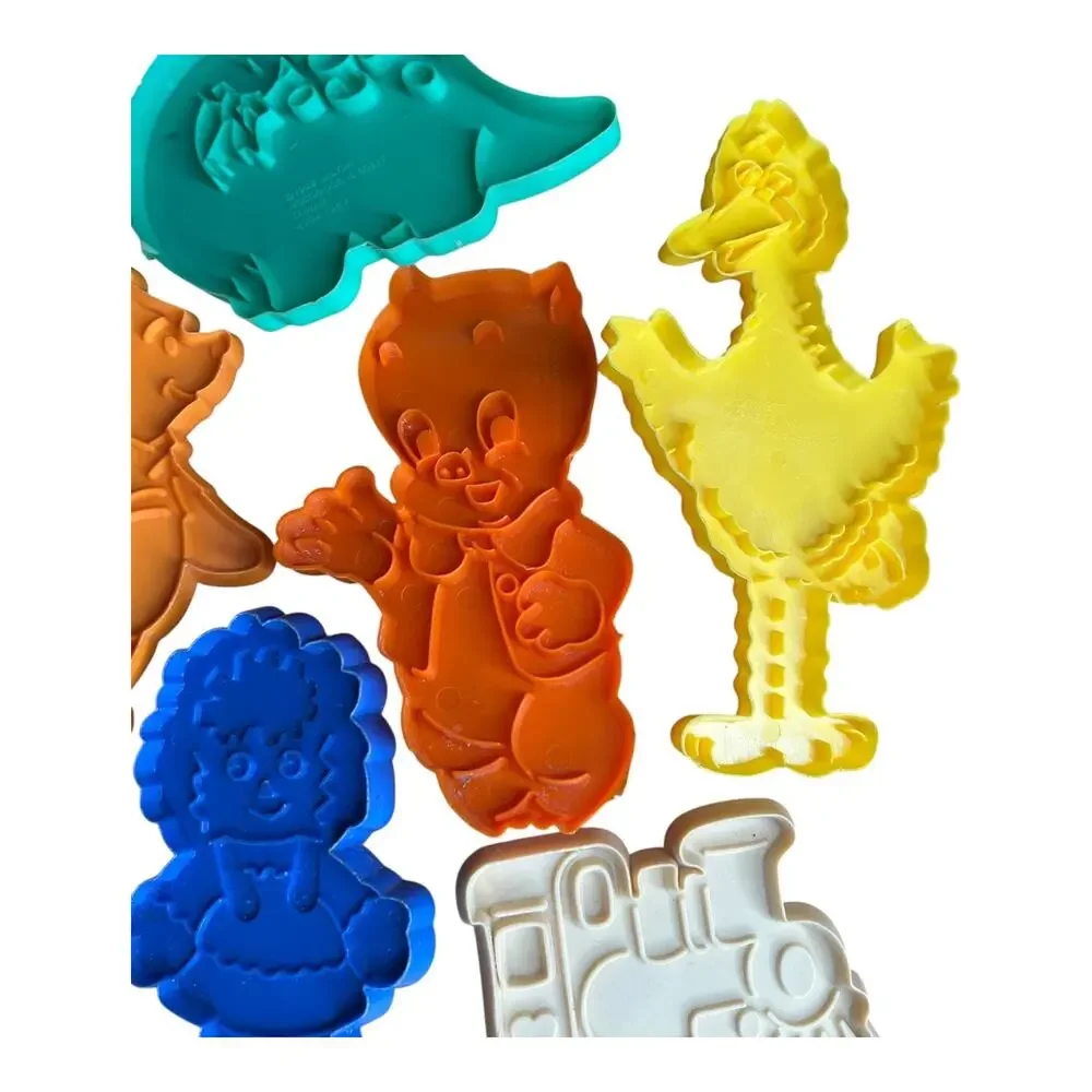 Vintage Cookie Cutters Plastic 1970s 1980s Cartoon Characters